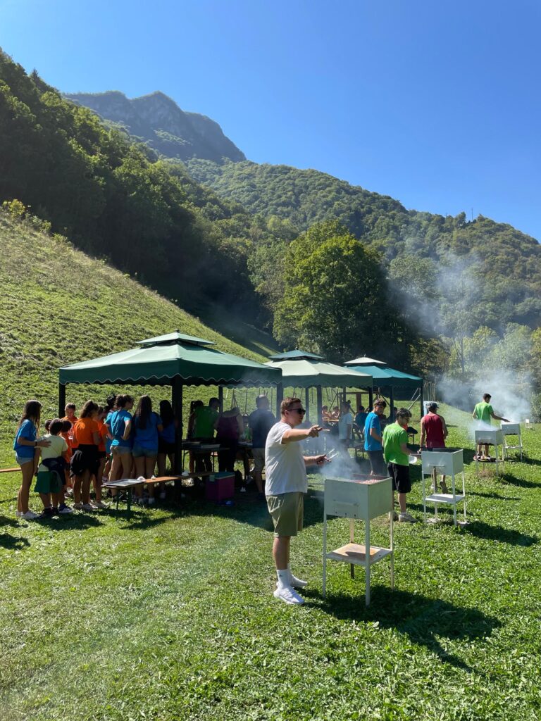 Gita in Val Vertova per Scuole e Oratori - Val Vertova Roset - Area Barbecue